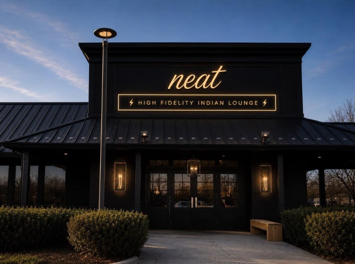 Neat High Fidelity Indian Lounge Taking Over Bob Evans Space