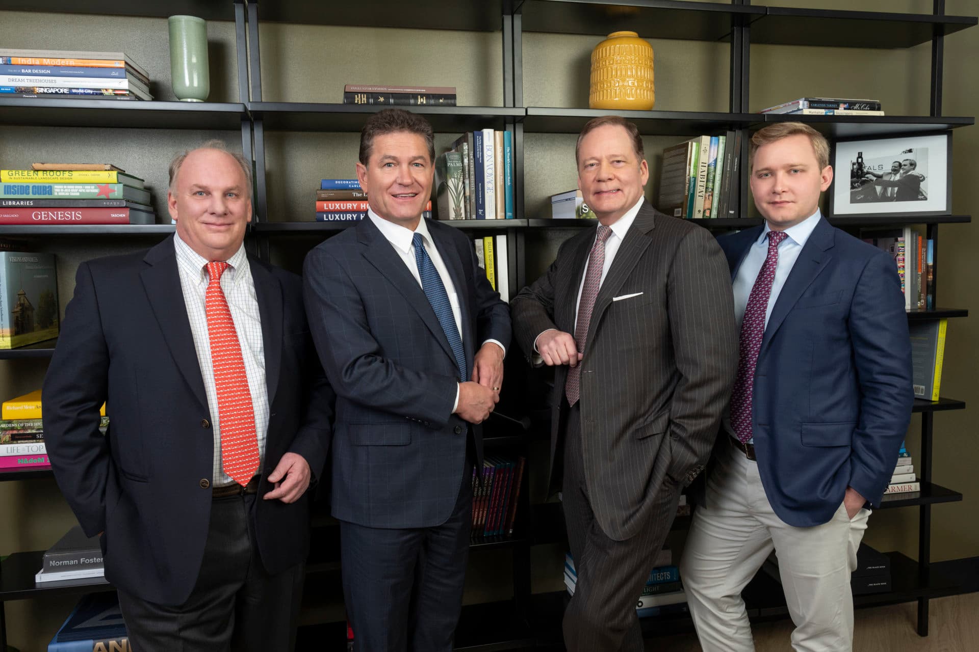 John Cooper, Jim Stormont, W. Allen Morris and Spencer Morris