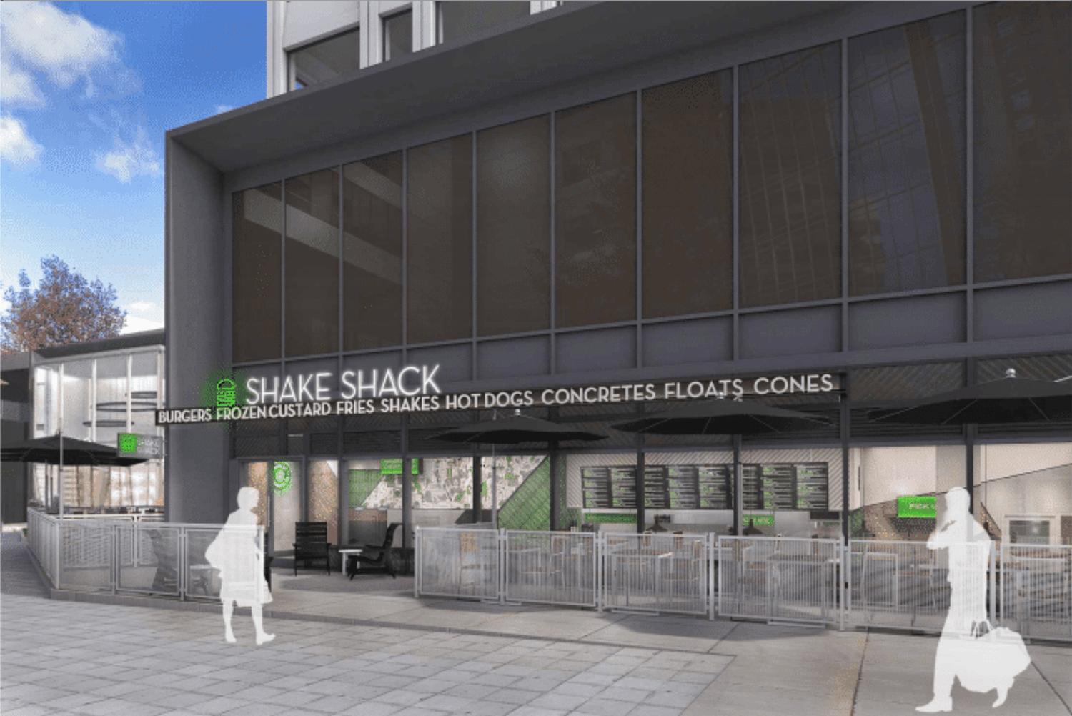 Shake Shack Colony Square Rendering