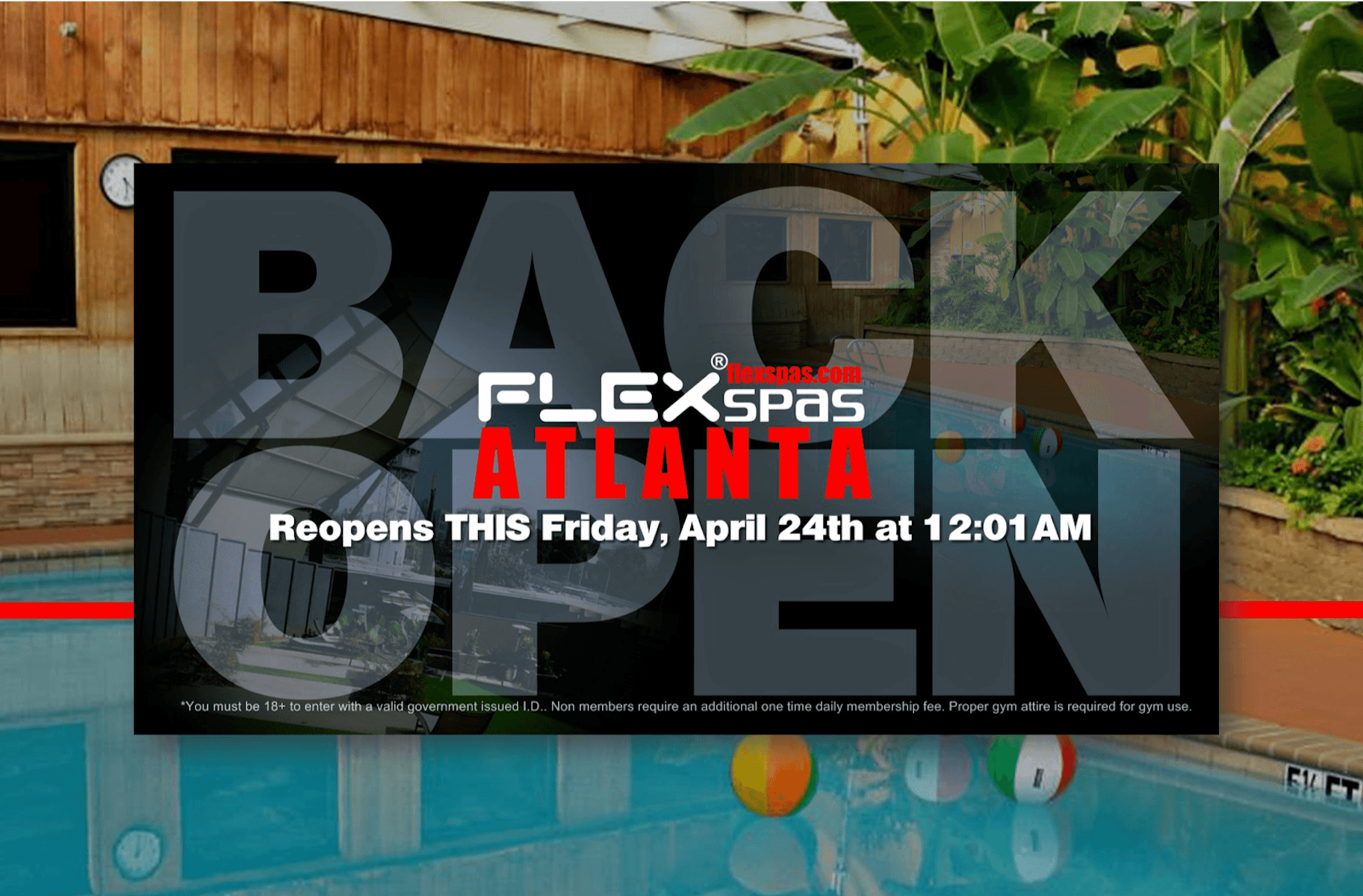 FLEXspas Reopening