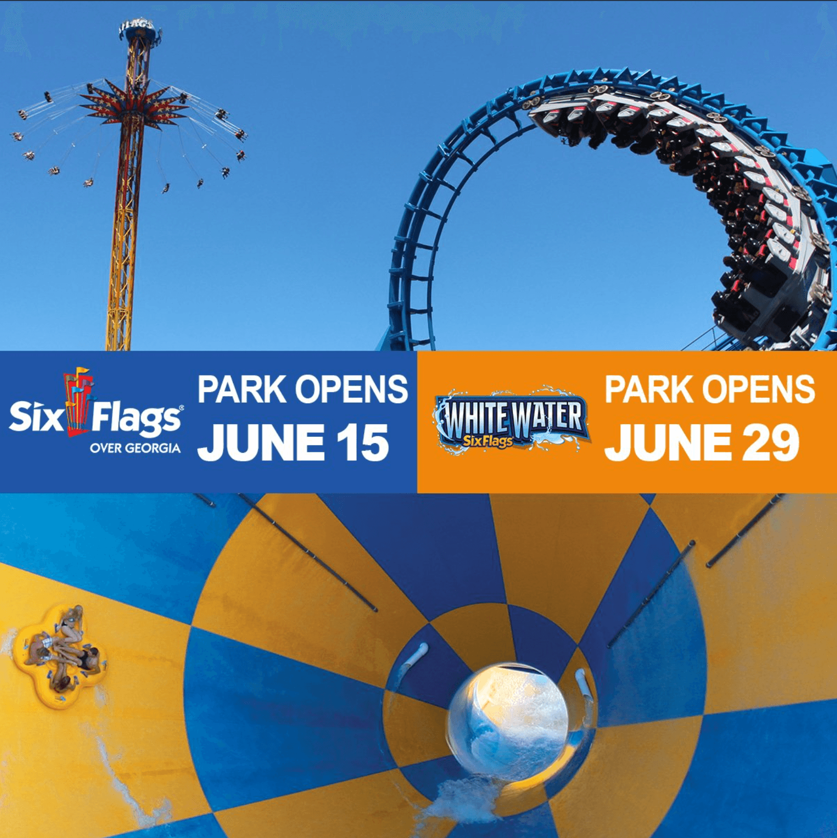 Six Flags Over Georgia - Reopening