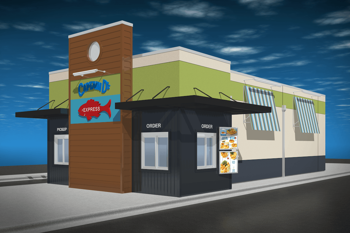 Captain D's Express Rendering 1