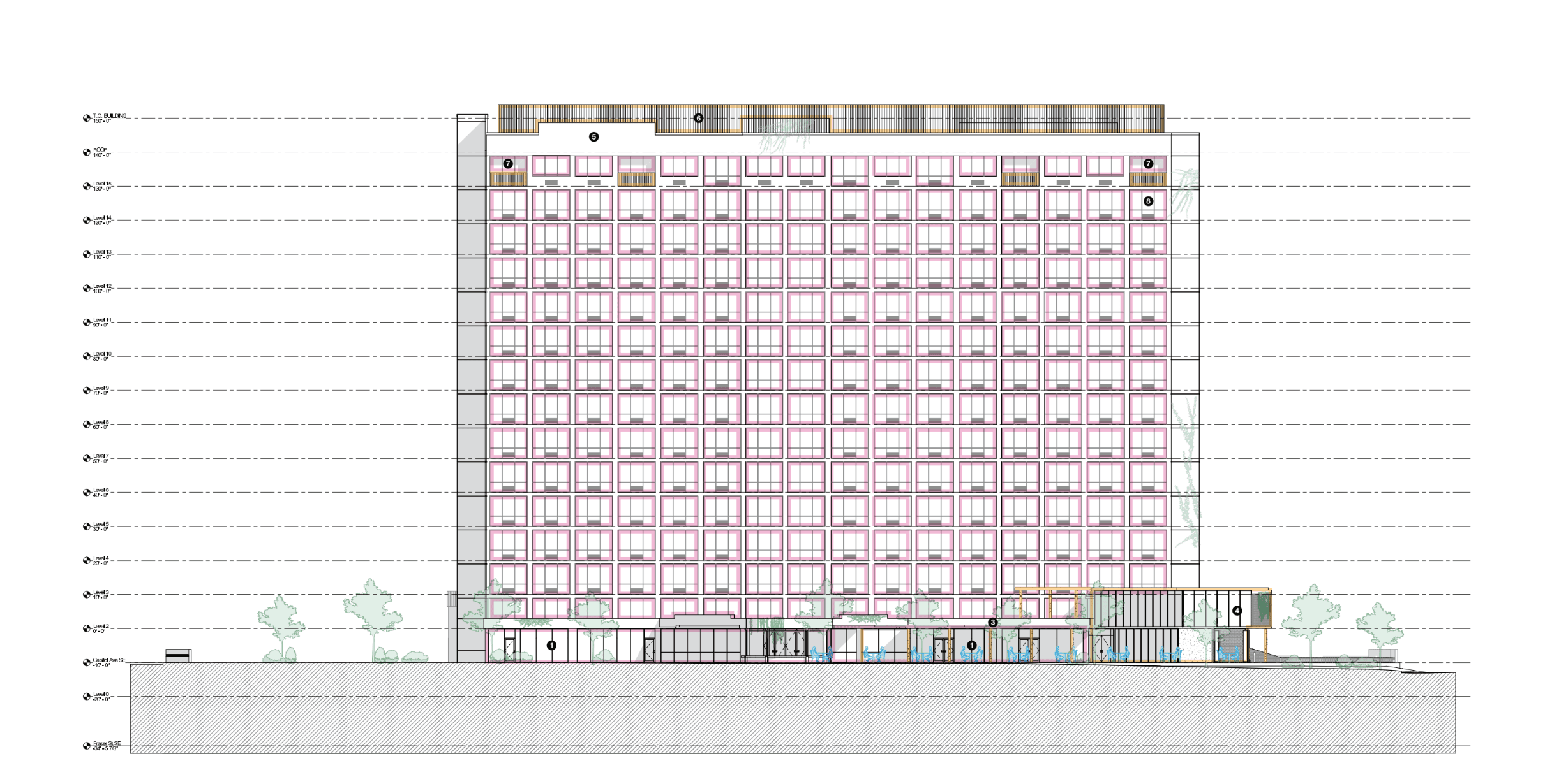 450 Hank Aaron Dr. Drawing