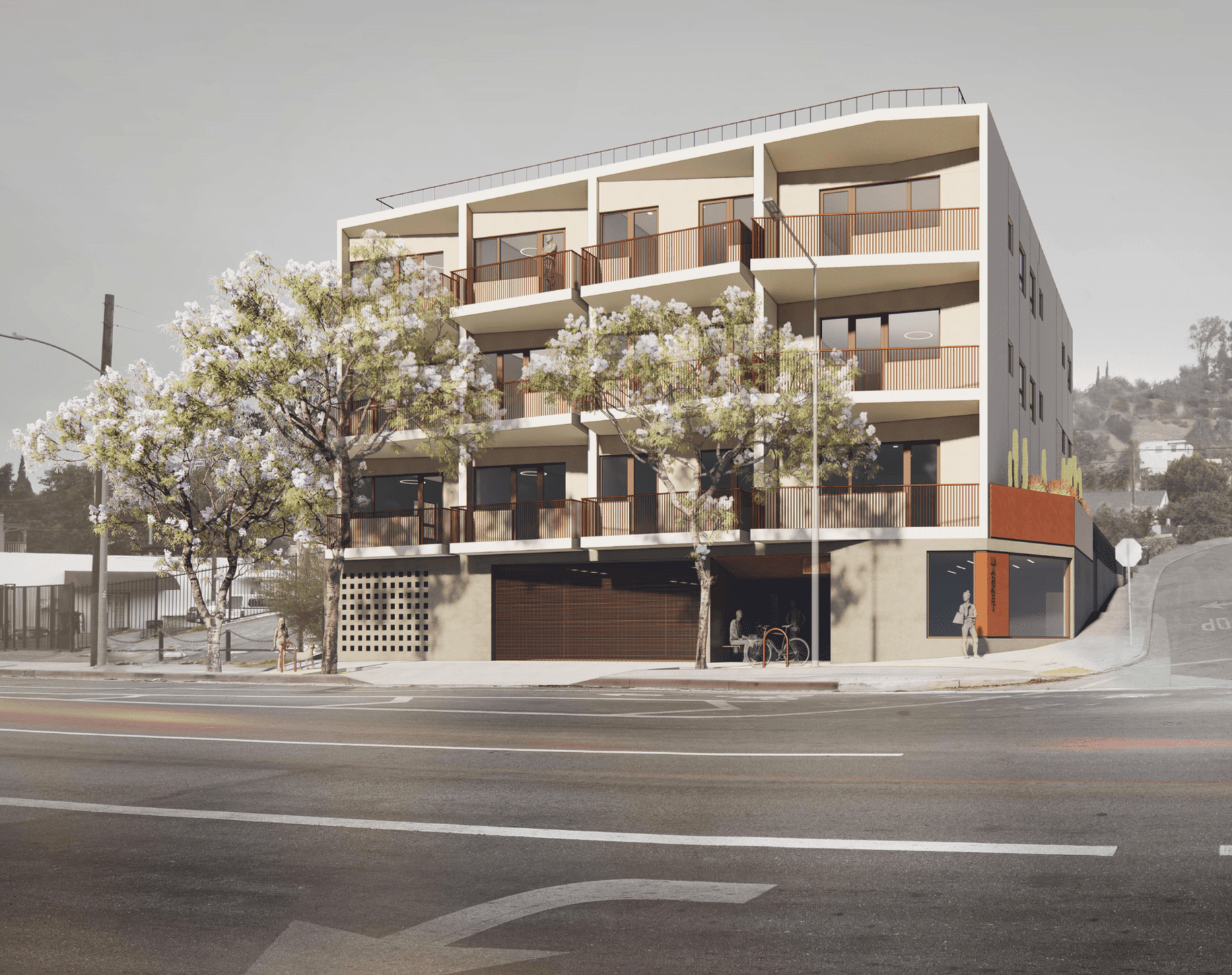 Huntington Apartments Rendering