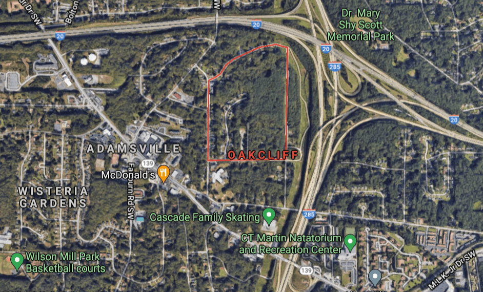 Oakcliff Project Site
