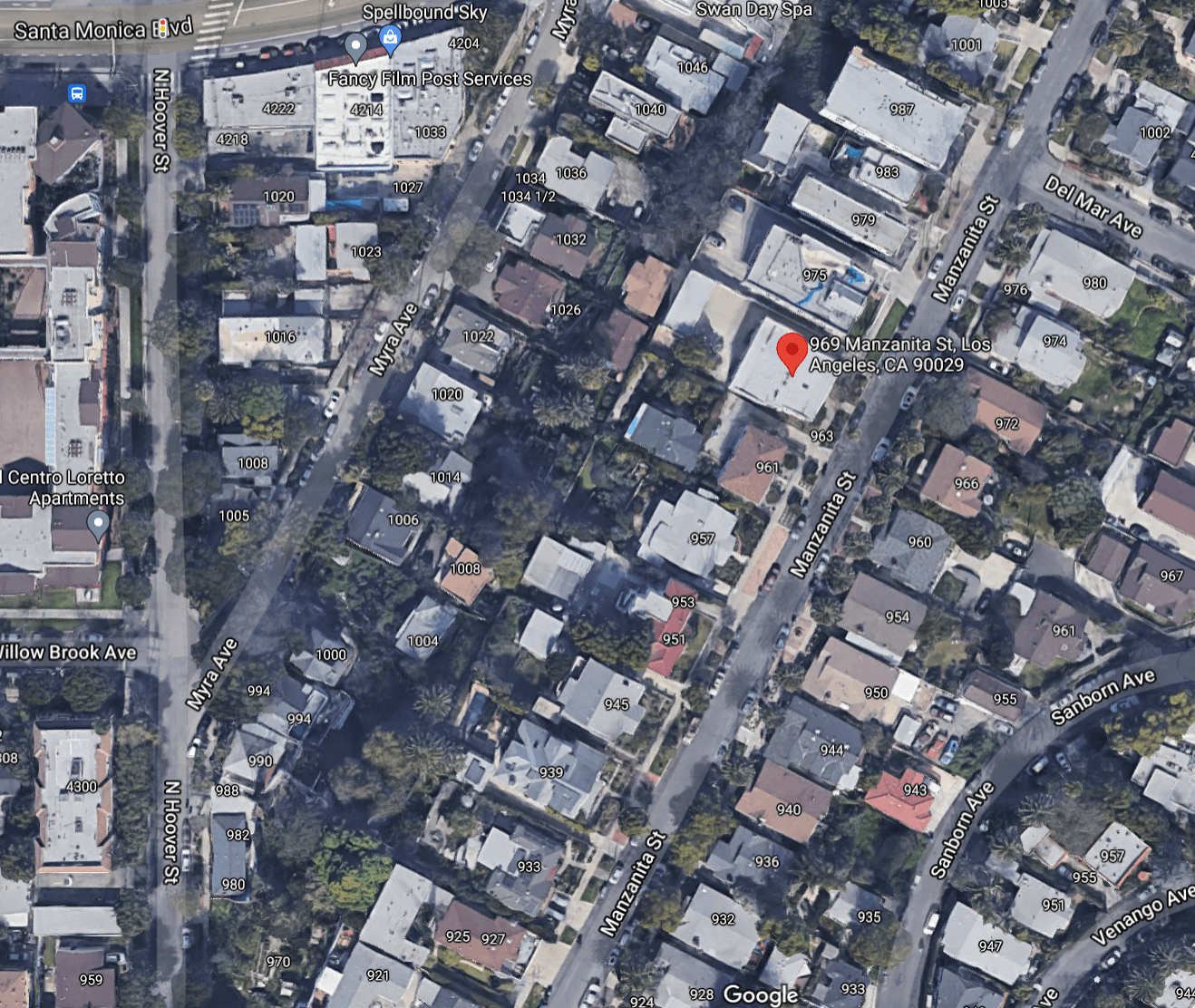 969 Manzanita Site