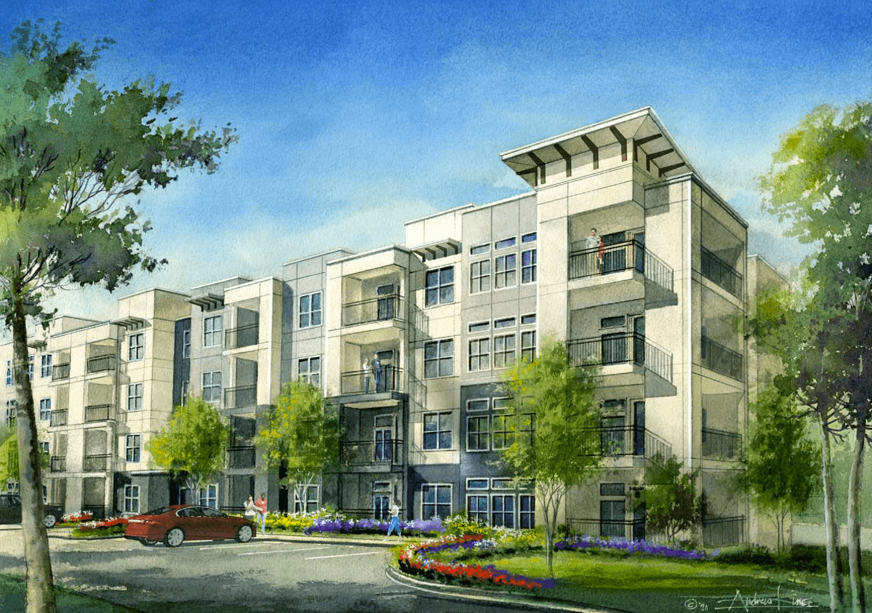 Bolton Road Apartments Rendering