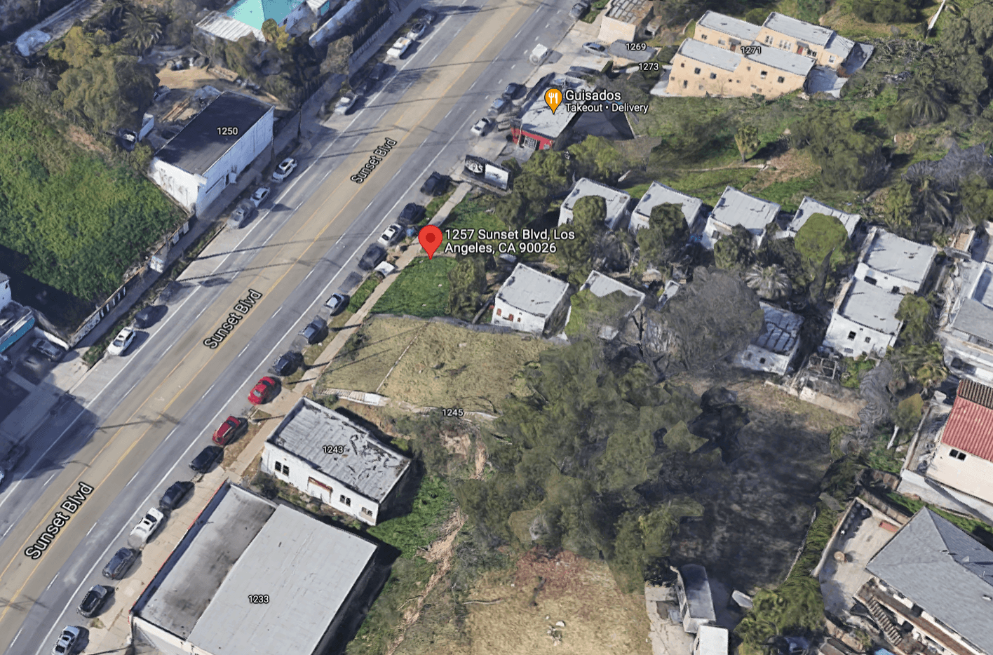 1257 Sunset Boulevard Site