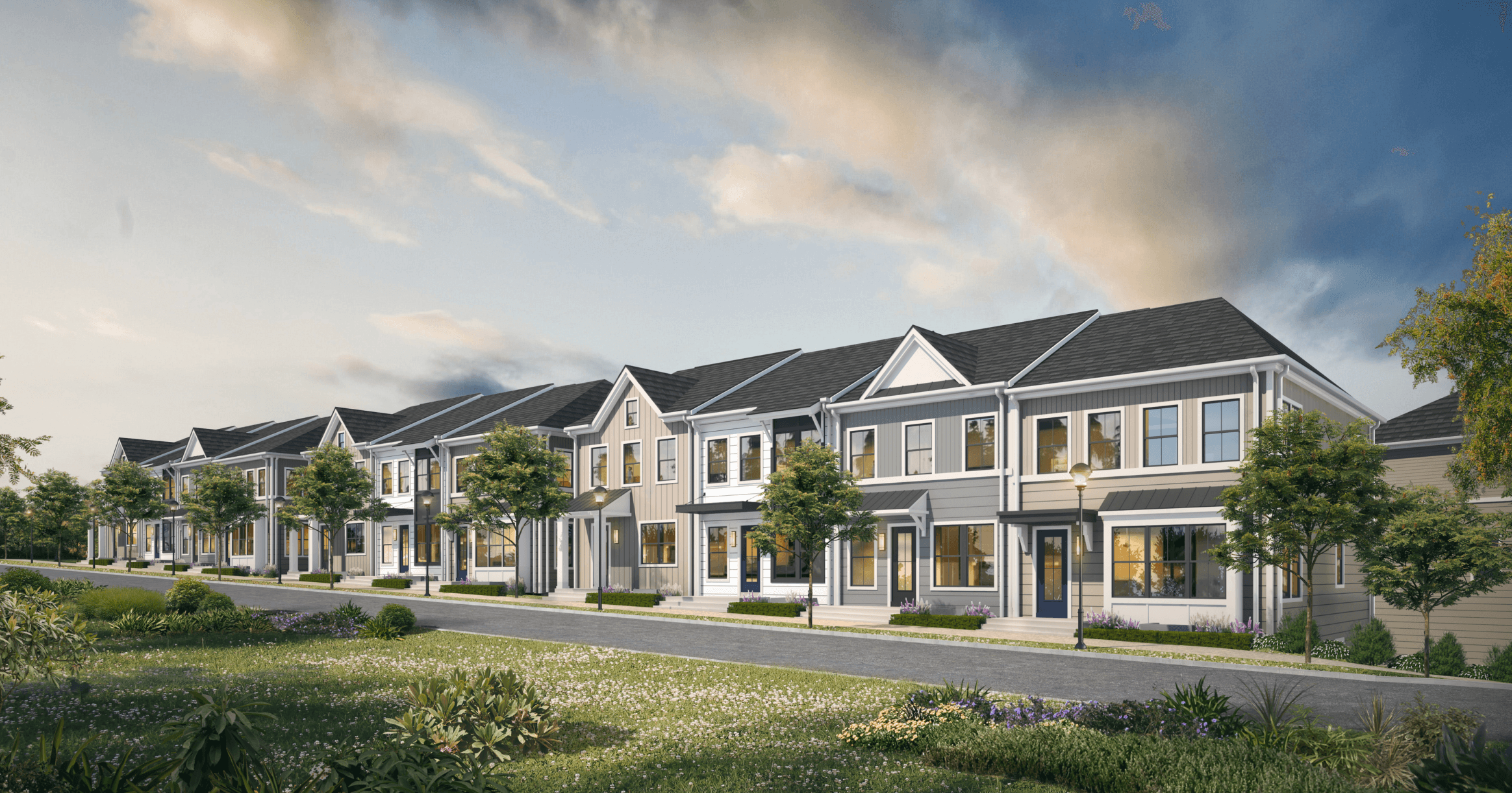 Almond Park Townhomes Rendering