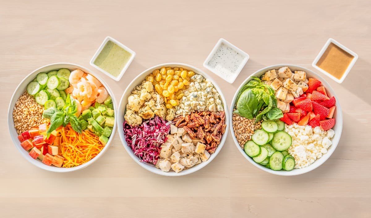 A selection of Crisp &amp; Green bowls.