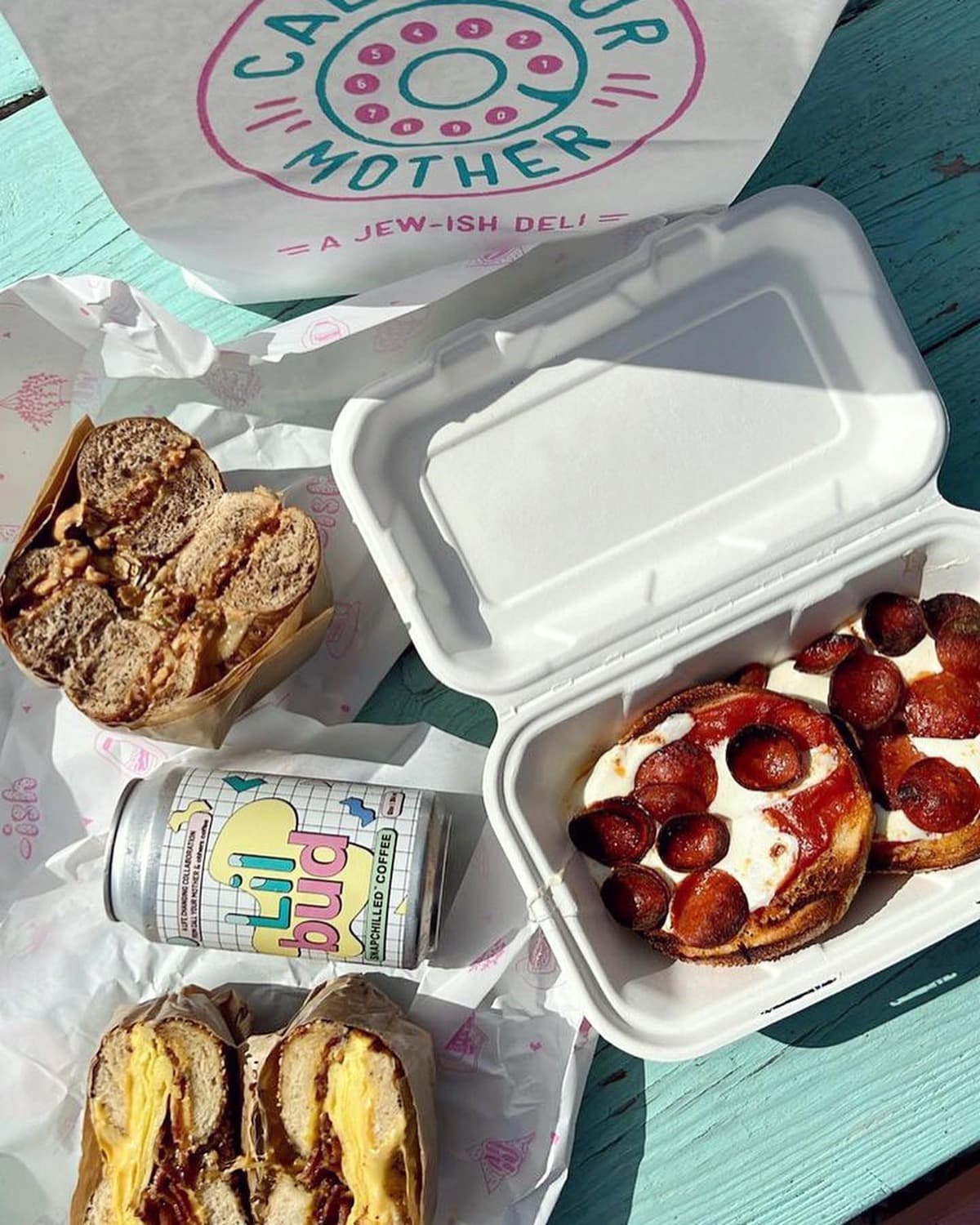 The deli will only offer front-counter service in which customers would grab their orders to go or momentarily use the available seating. Photo Credit: Call Your Mother Deli's Facebook page.