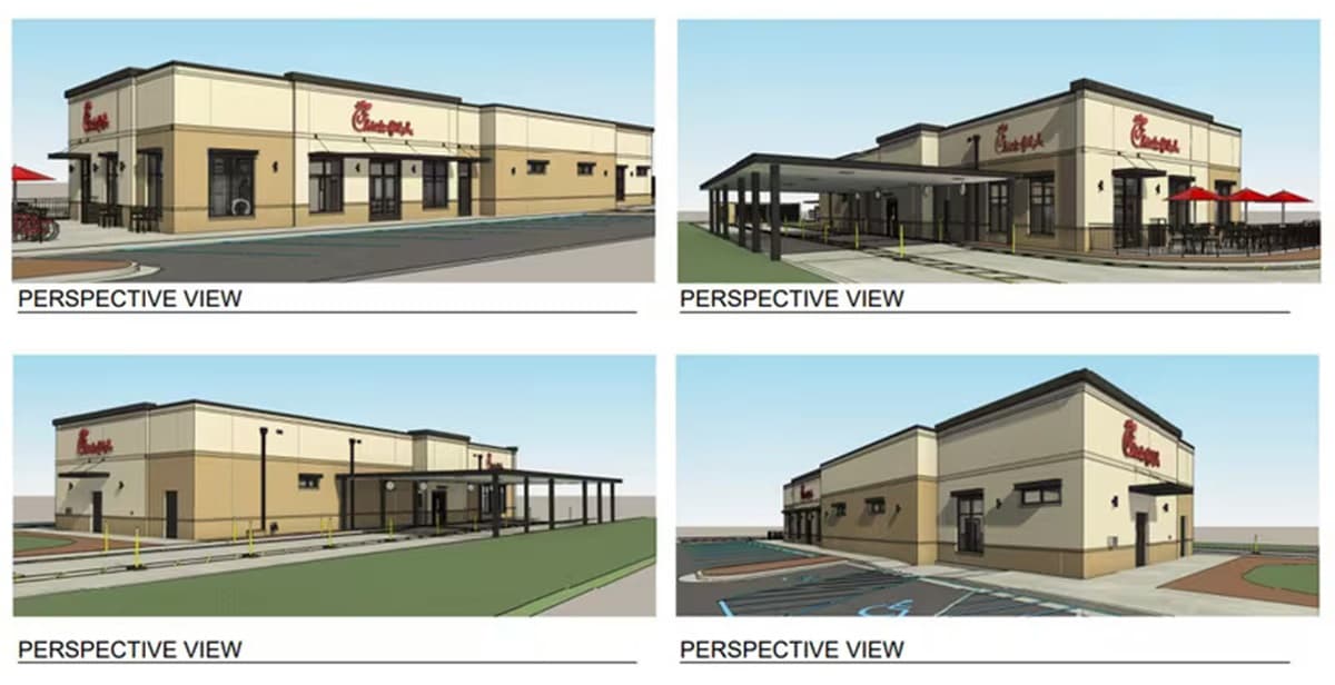 benton harbor chick-fil-a site plan rendering