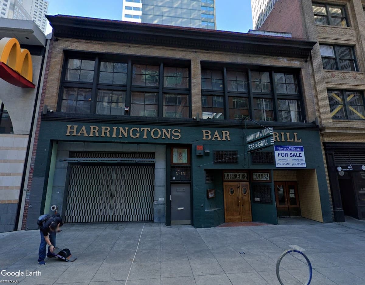 Downtown San Francisco's Historic Irish Pub Harrington's Is Reopening