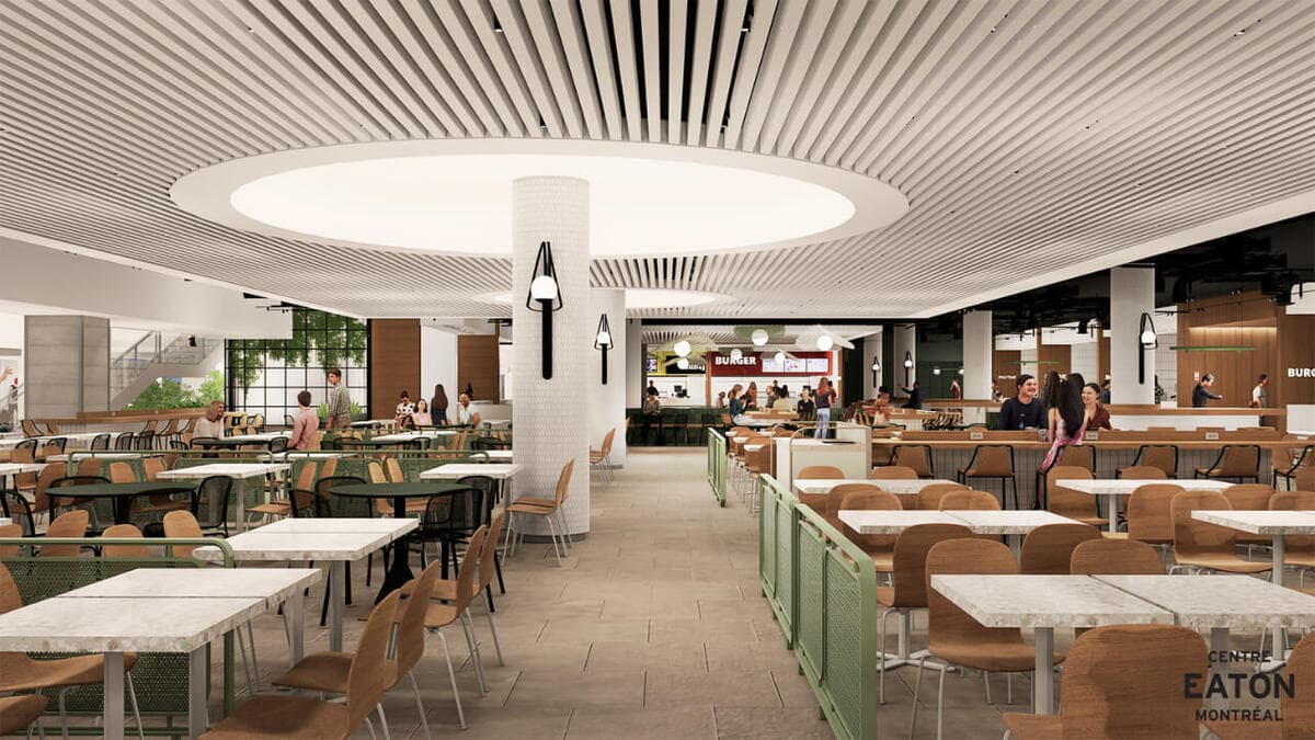 Centre Eaton de Montréal Revitalization its Food Court