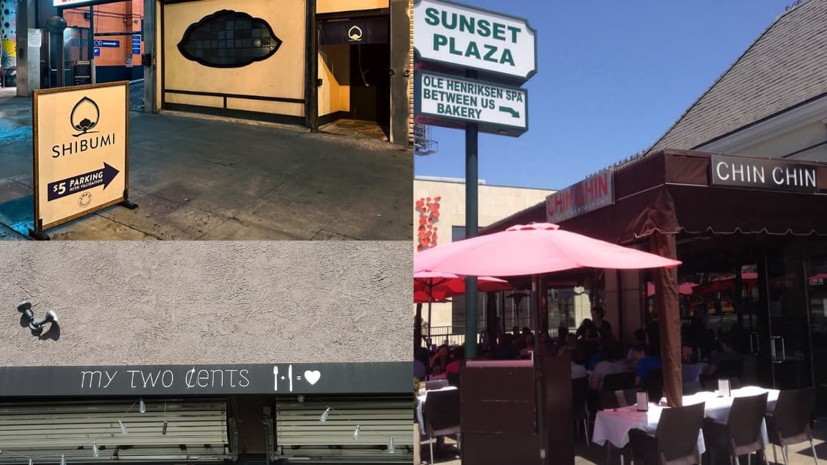 LA restaurants that closed in July 2025