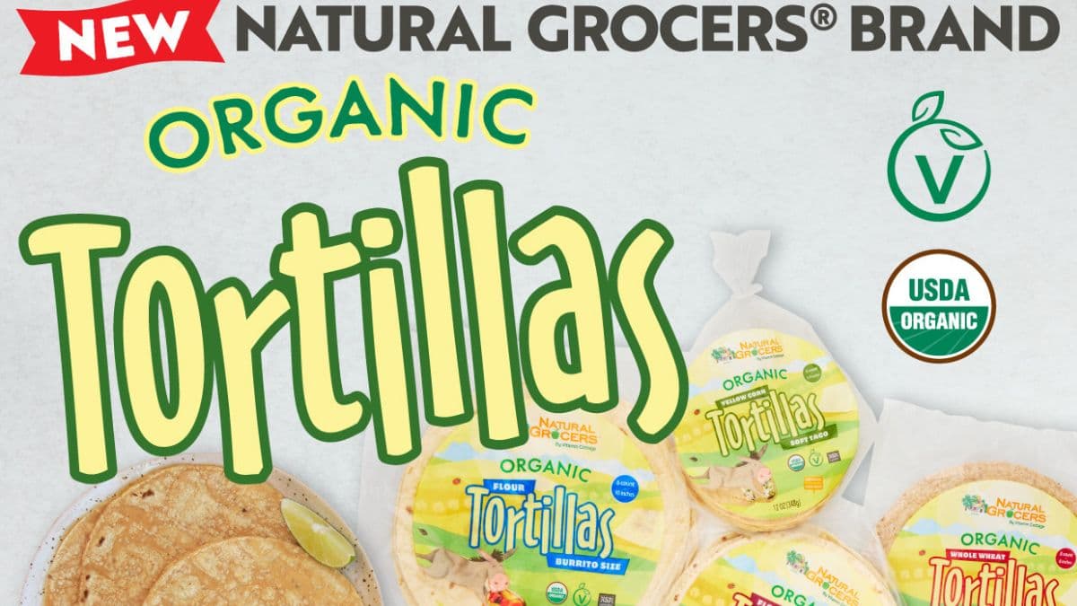 The new house brand organic tortillas available are soft in texture and versatile