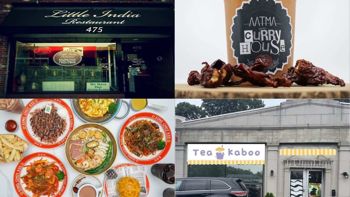 Storefront and food from the upcoming restaurants in Boston