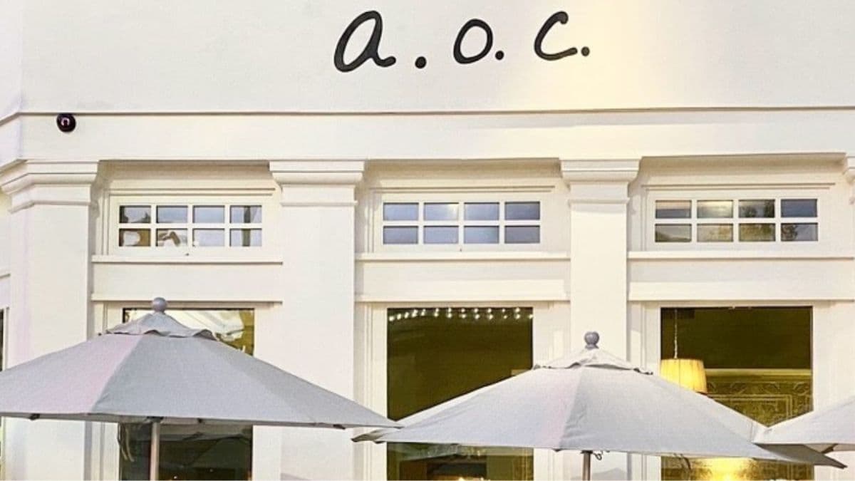 AOC restaurant storefront