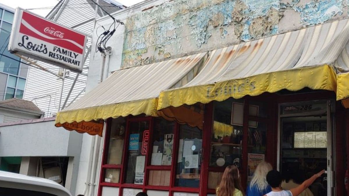 Louis Family restaurant storefront