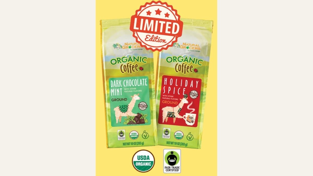Natural Grocers introduces a limited-edition lineup of Organic Winter Coffees, offering shoppers festive flavors and seasonal savings.