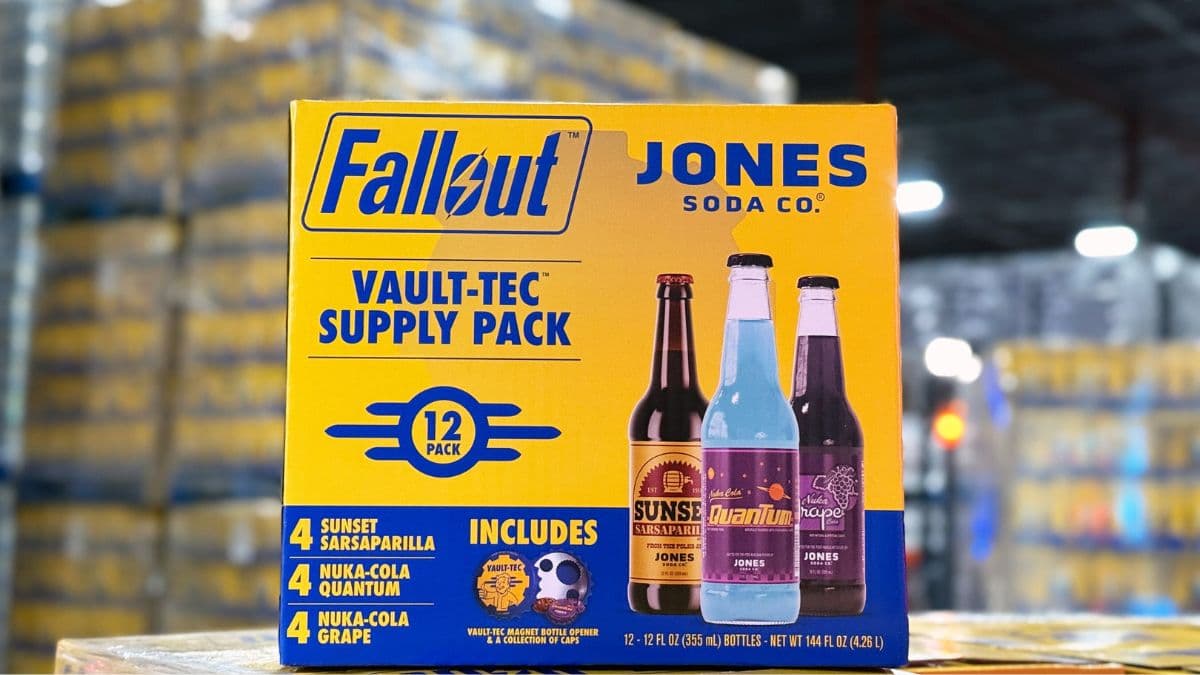The limited-edition bundle features a 12-pack of game-inspired sodas.