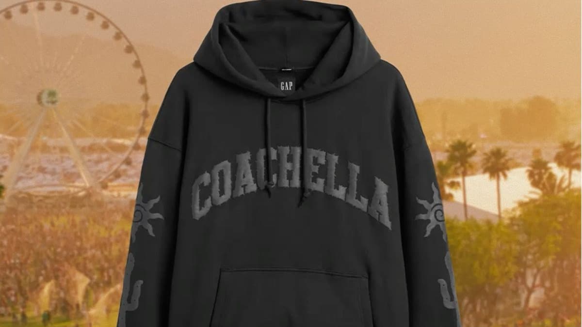 A look at the limited-edition Gap x Coachella hoodie (Image credit: gapinc.com)
