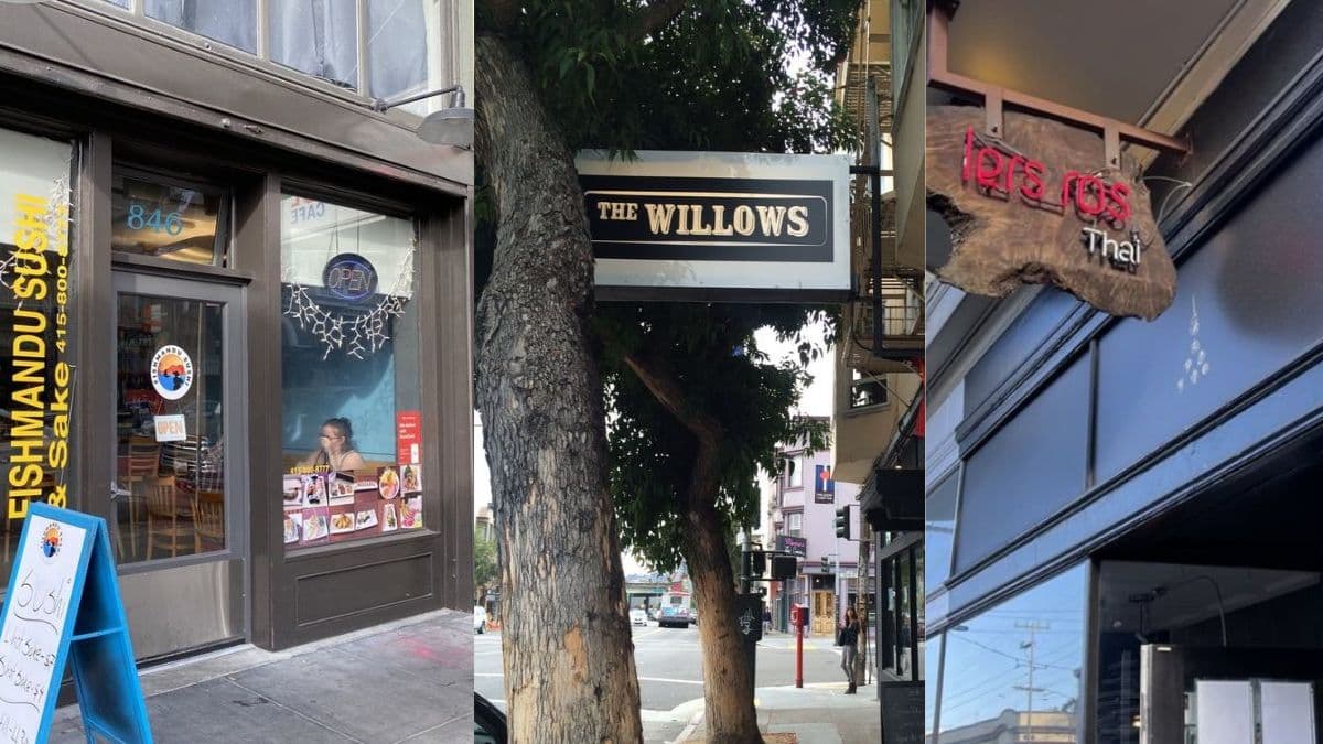 The San Francisco health department conducted several health inspections across the area.