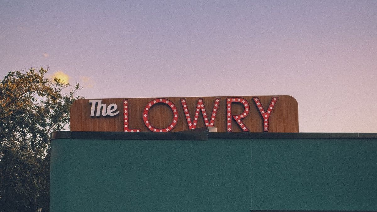 The Lowry signboard