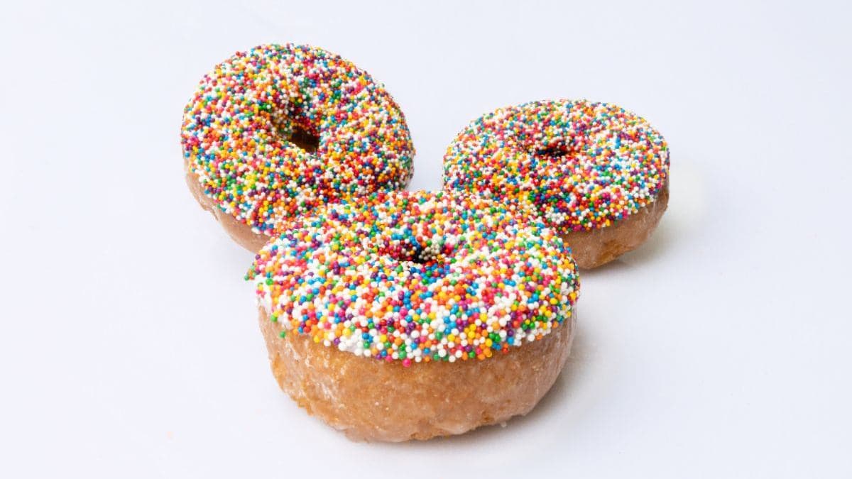 This image shows the newly launched Dot Cake by Pinkbox Doughnuts