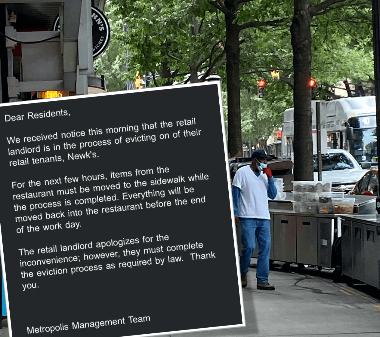 Newk's Eatery Metropolis Evicted