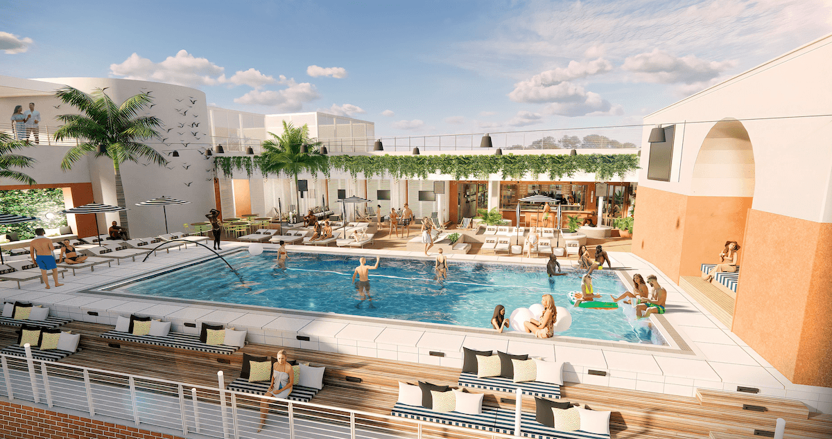 'Rooftop Experience' From Slater Hospitality Gets Opening Timeline in The Interlock - Rendering 1